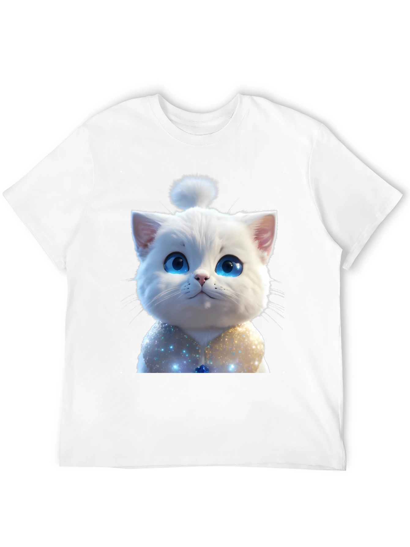 Cute Cat Graphic Tee - Soft & Stylish