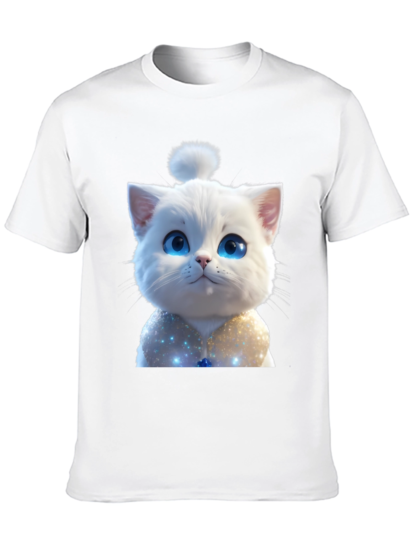 Cute Cat Graphic Tee - Soft & Stylish