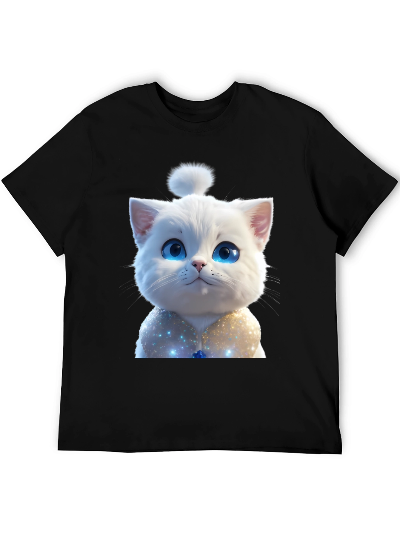 Cute Cat Graphic Tee - Soft & Stylish