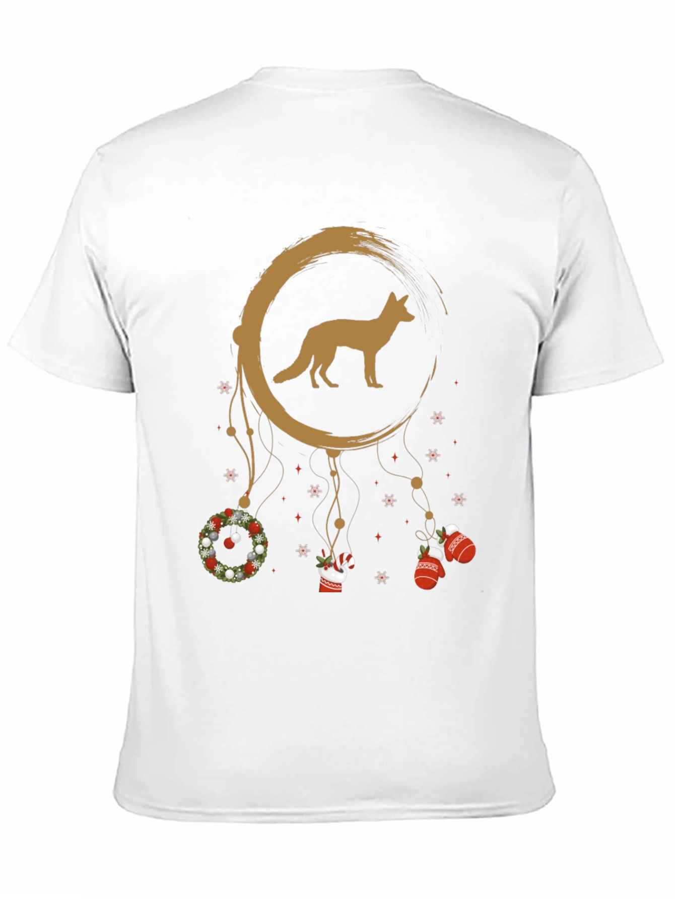 Festive Fox Dreamcatcher Graphic Tee