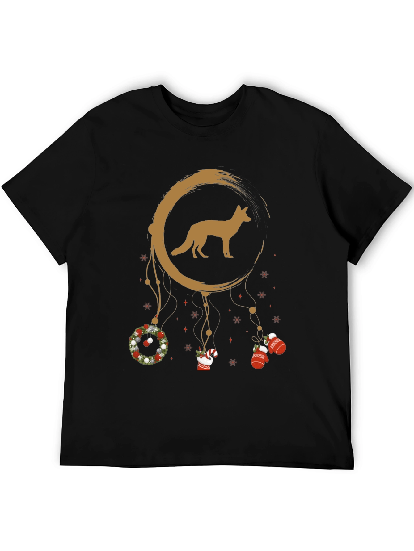 Festive Fox Dreamcatcher Graphic Tee
