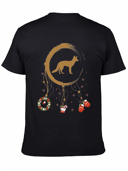 Festive Fox Dreamcatcher Graphic Tee