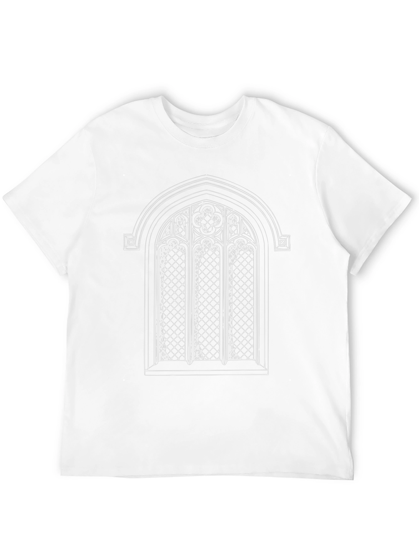 Gothic Window Graphic Tee - Black