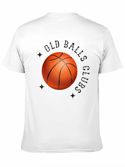 Old Balls Club Graphic Tee - Novelty Basketball T-Shirt