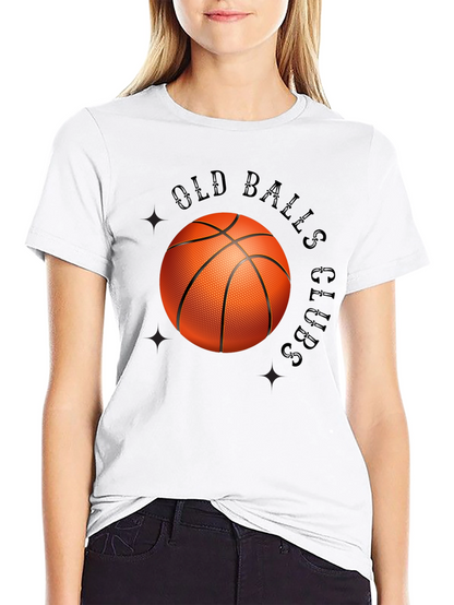 Old Balls Club Graphic Tee - Novelty Basketball T-Shirt