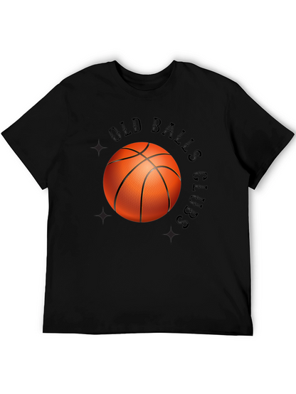 Old Balls Club Graphic Tee - Novelty Basketball T-Shirt