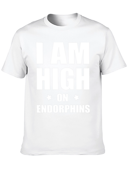 I am High on Endorphins Black T-Shirt