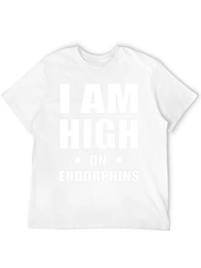 I am High on Endorphins Black T-Shirt