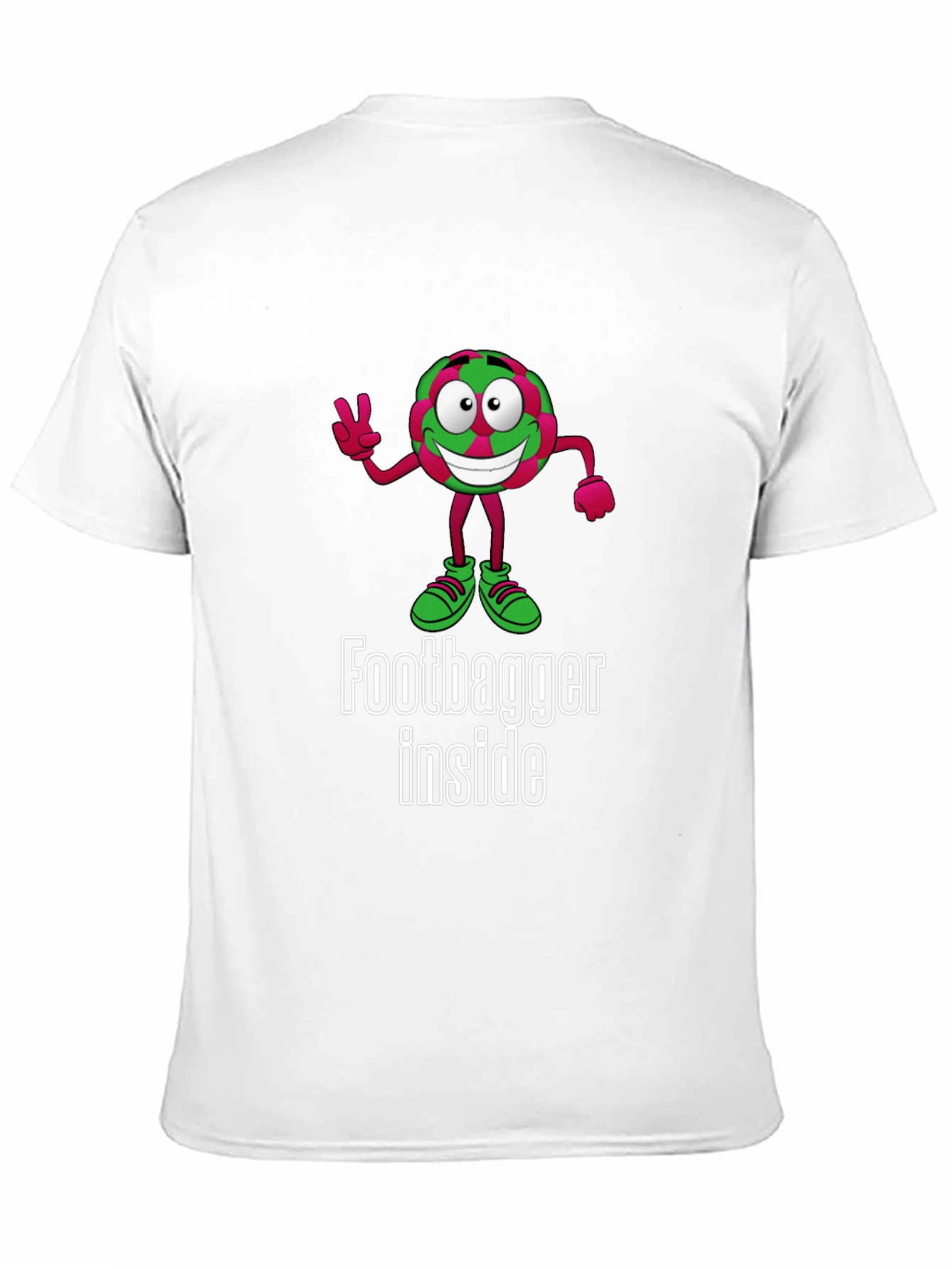 Funny Footbagger Inside Graphic T-Shirt