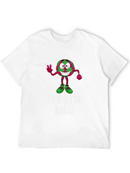 Funny Footbagger Inside Graphic T-Shirt