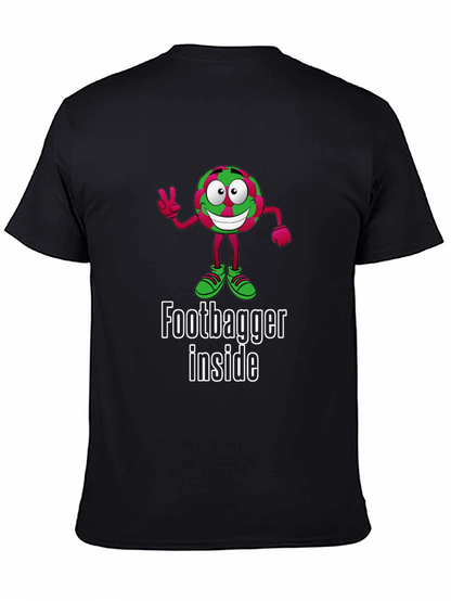 Funny Footbagger Inside Graphic T-Shirt