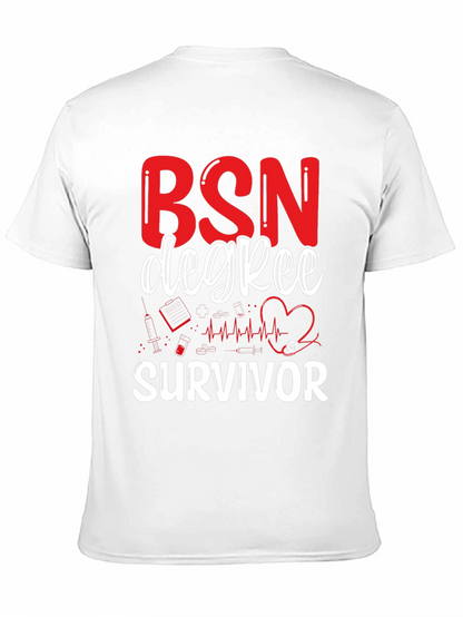 BSN Degree Survivor Graphic T-Shirt
