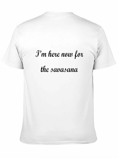 Yoga Savasana Tee - Relaxed Fit Cotton Shirt