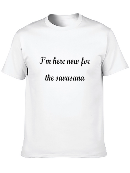 Yoga Savasana Tee - Relaxed Fit Cotton Shirt