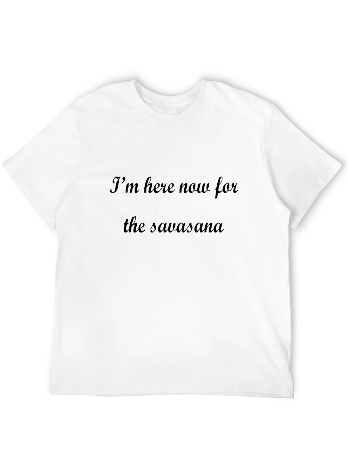 Yoga Savasana Tee - Relaxed Fit Cotton Shirt