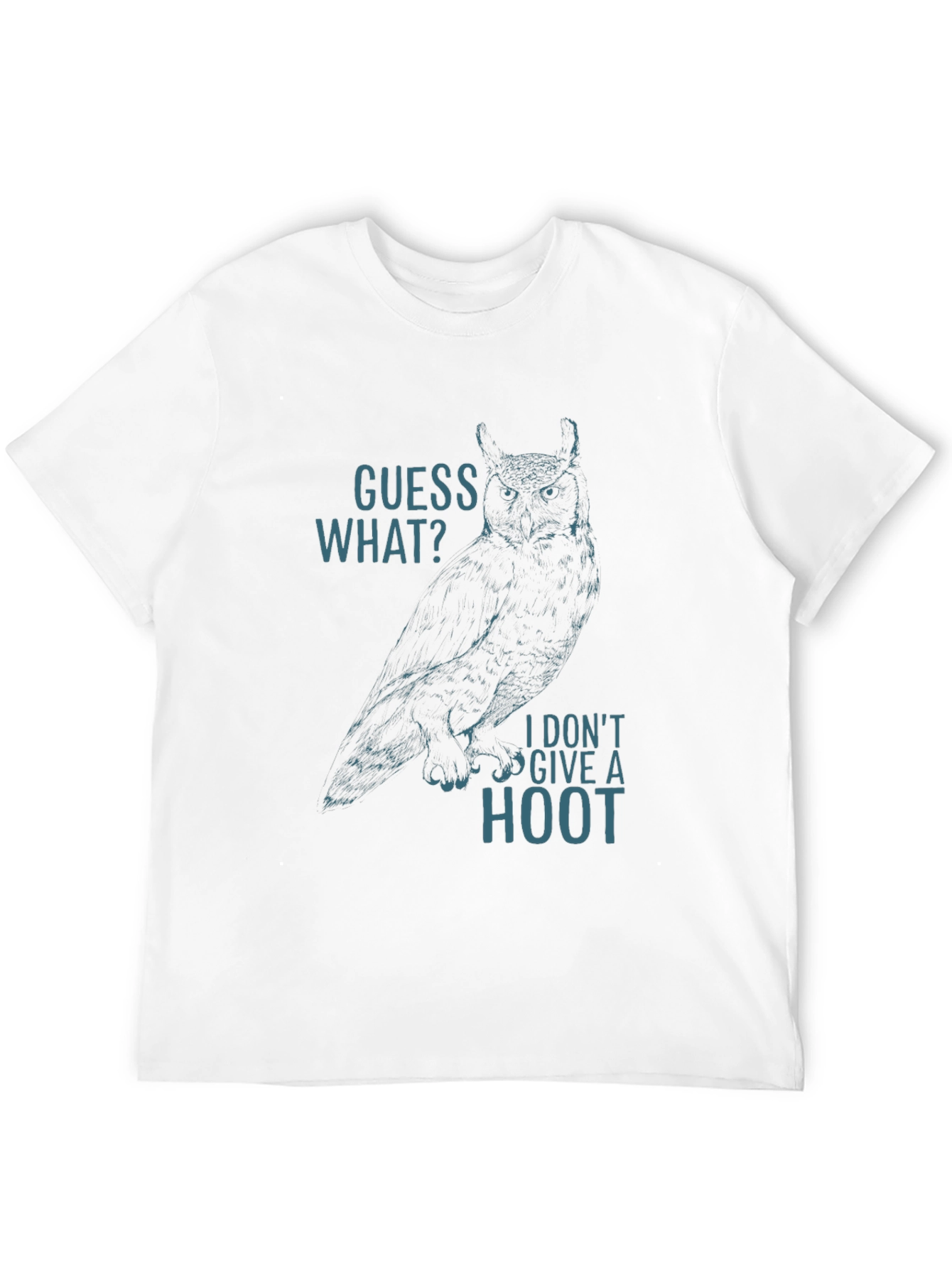 Guess What? Owl Graphic Tee - Black
