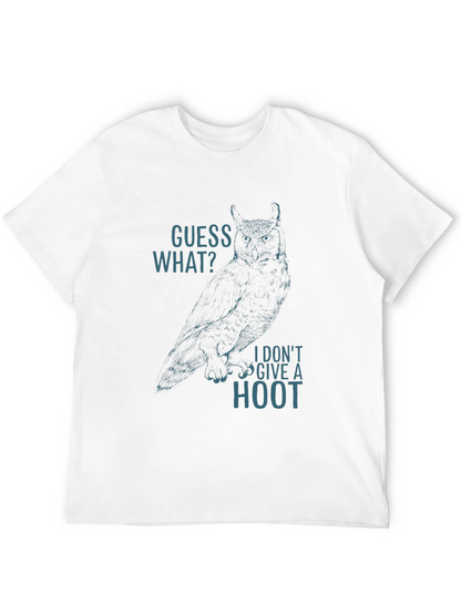 Guess What? Owl Graphic Tee - Black