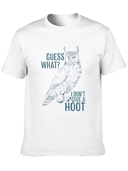 Guess What? Owl Graphic Tee - Black