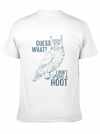 Guess What? Owl Graphic Tee - Black