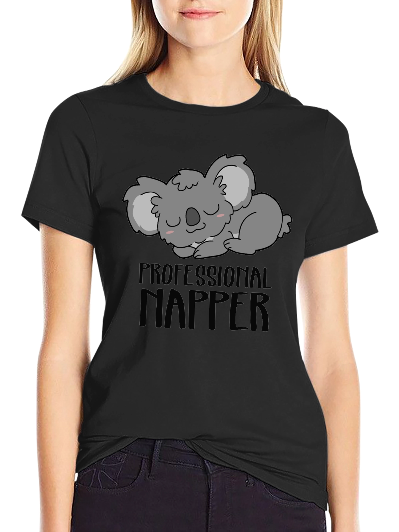 Professional Napper Koala T-Shirt Funny Mens Tee