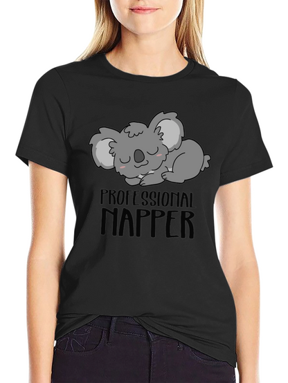Professional Napper Koala T-Shirt Funny Mens Tee