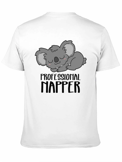 Professional Napper Koala T-Shirt Funny Mens Tee