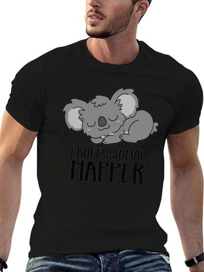 Professional Napper Koala T-Shirt Funny Mens Tee