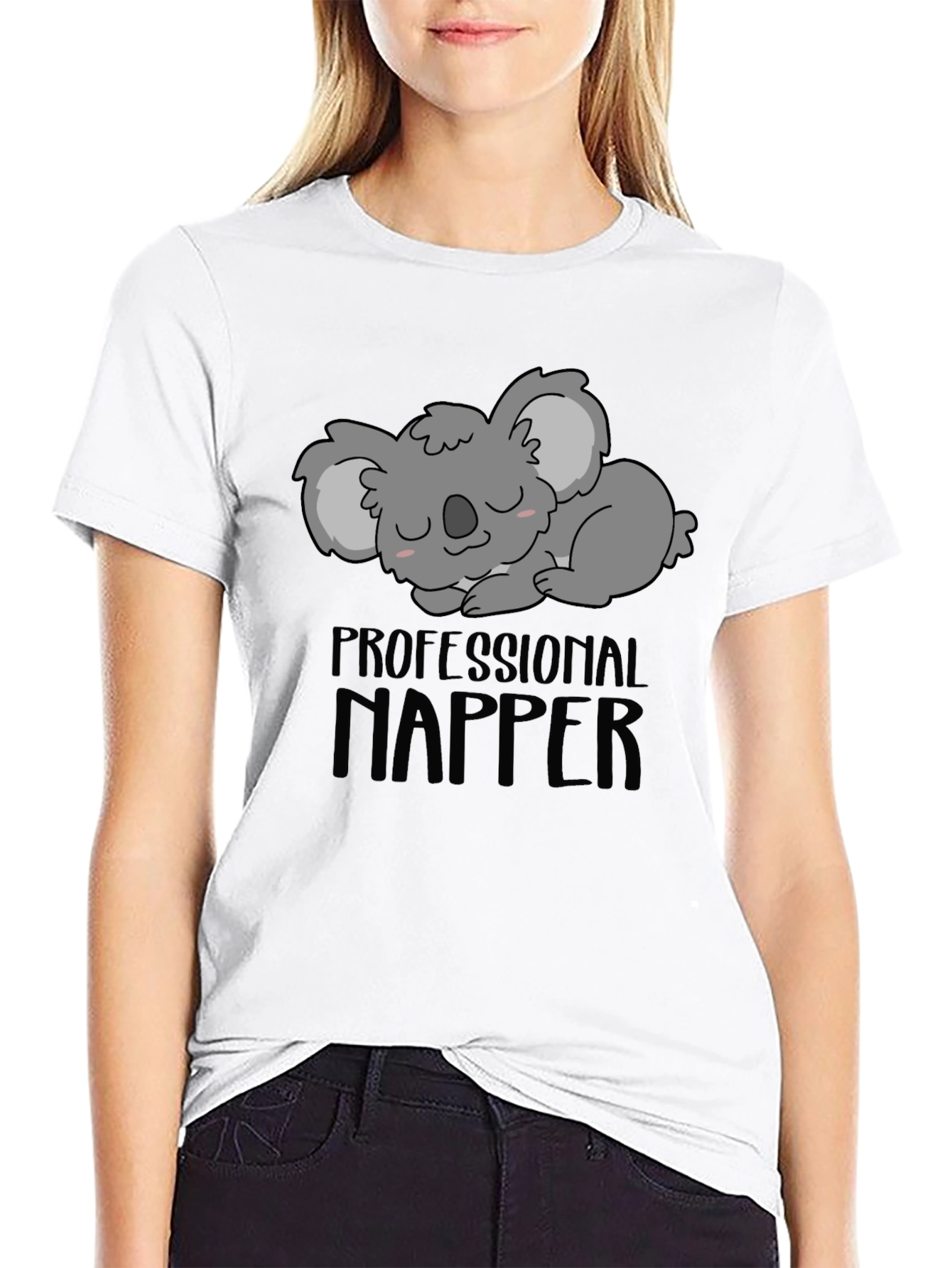 Professional Napper Koala T-Shirt Funny Mens Tee
