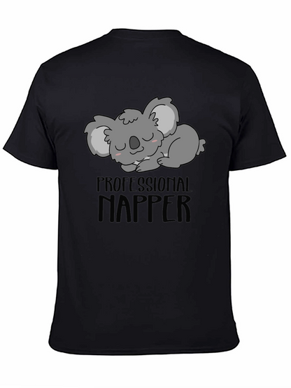 Professional Napper Koala T-Shirt Funny Mens Tee