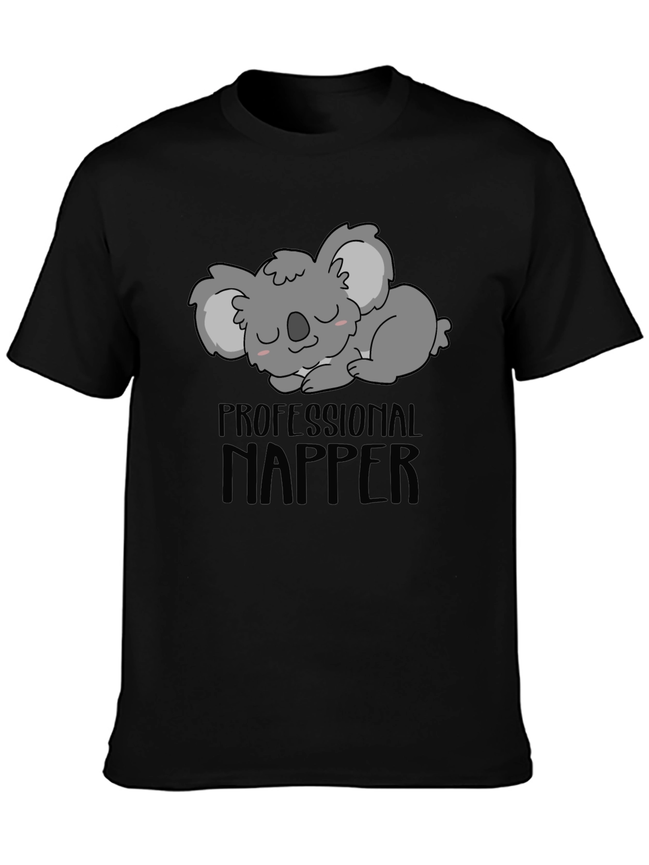 Professional Napper Koala T-Shirt Funny Mens Tee
