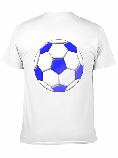 Soccer Ball Graphic Tee - Stylish Black T-Shirt