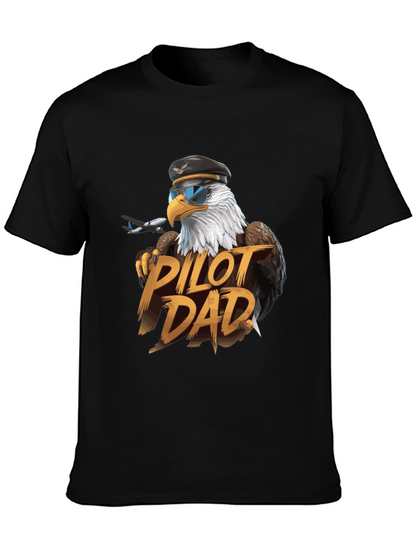 Pilot Dad Eagle T-Shirt - Aviation Lover Tee