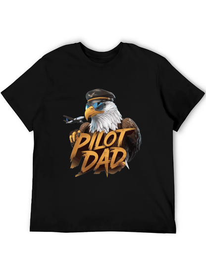 Pilot Dad Eagle T-Shirt - Aviation Lover Tee