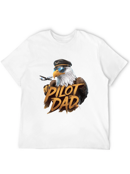 Pilot Dad Eagle T-Shirt - Aviation Lover Tee