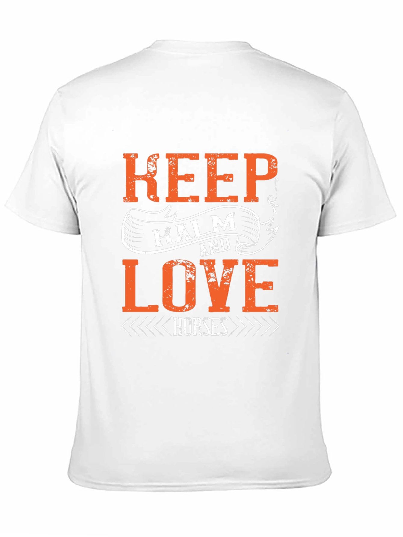 Keep Calm Love Horses Graphic T-Shirt