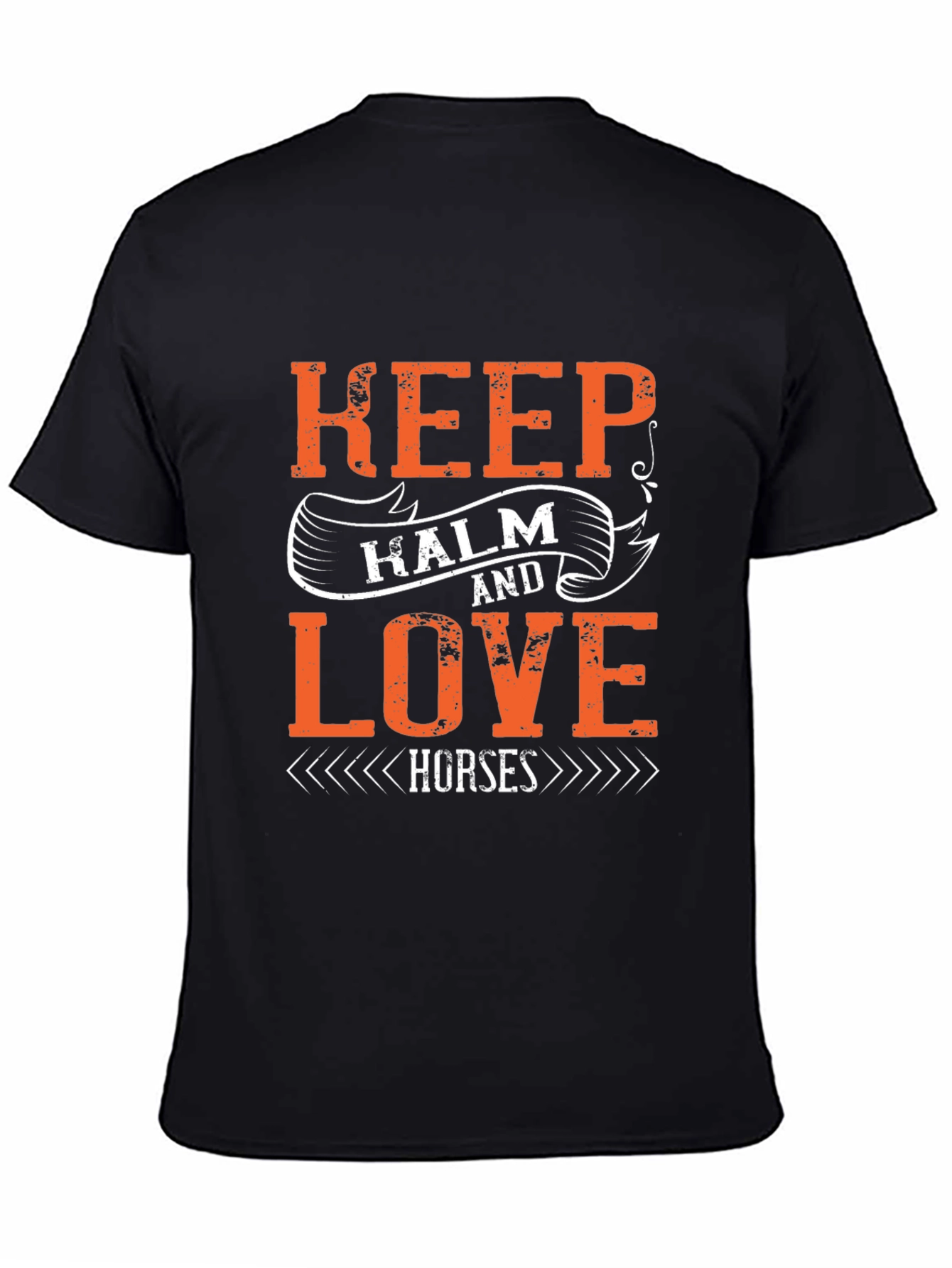 Keep Calm Love Horses Graphic T-Shirt