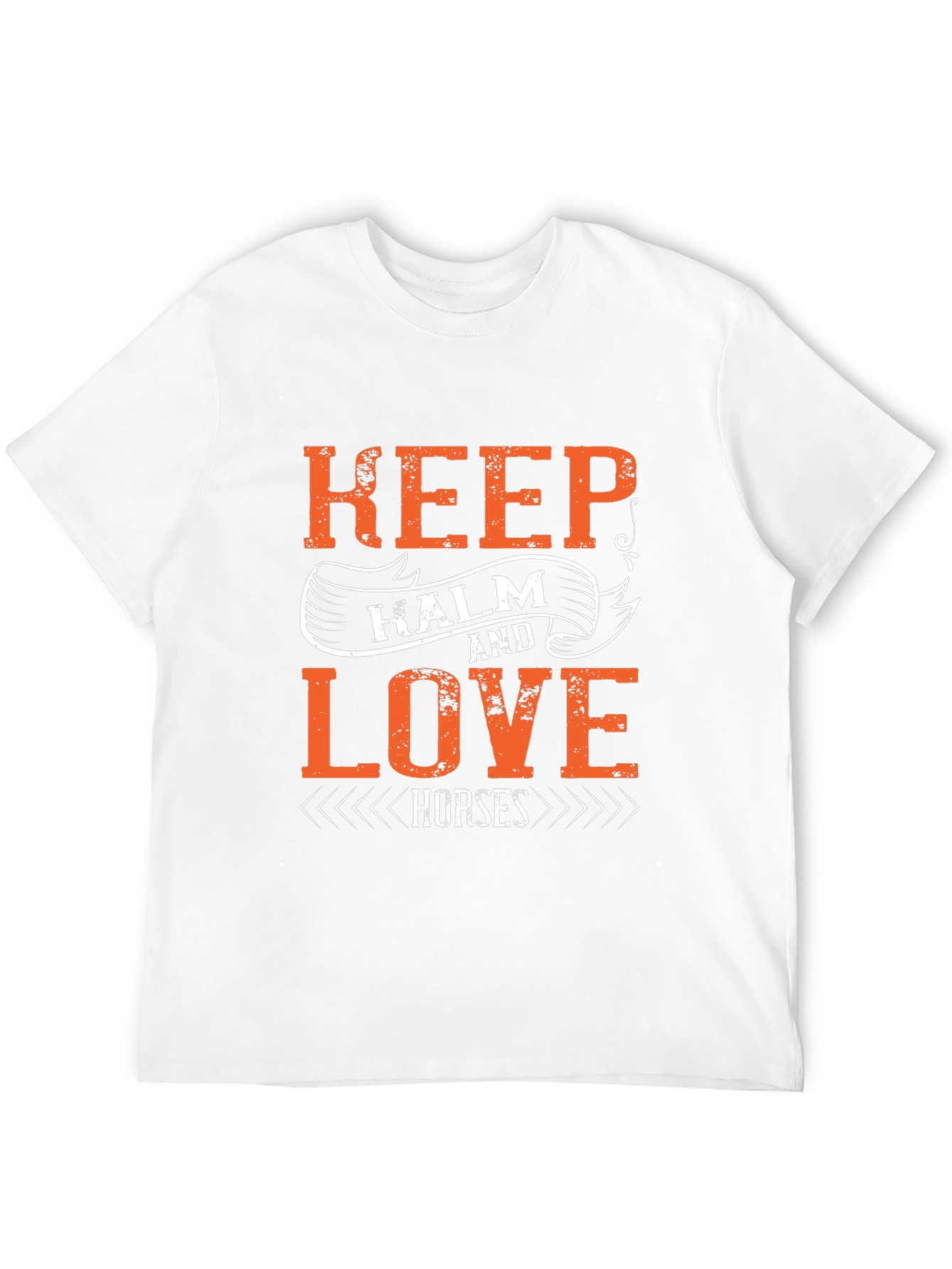 Keep Calm Love Horses Graphic T-Shirt