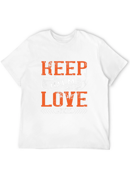 Keep Calm Love Horses Graphic T-Shirt