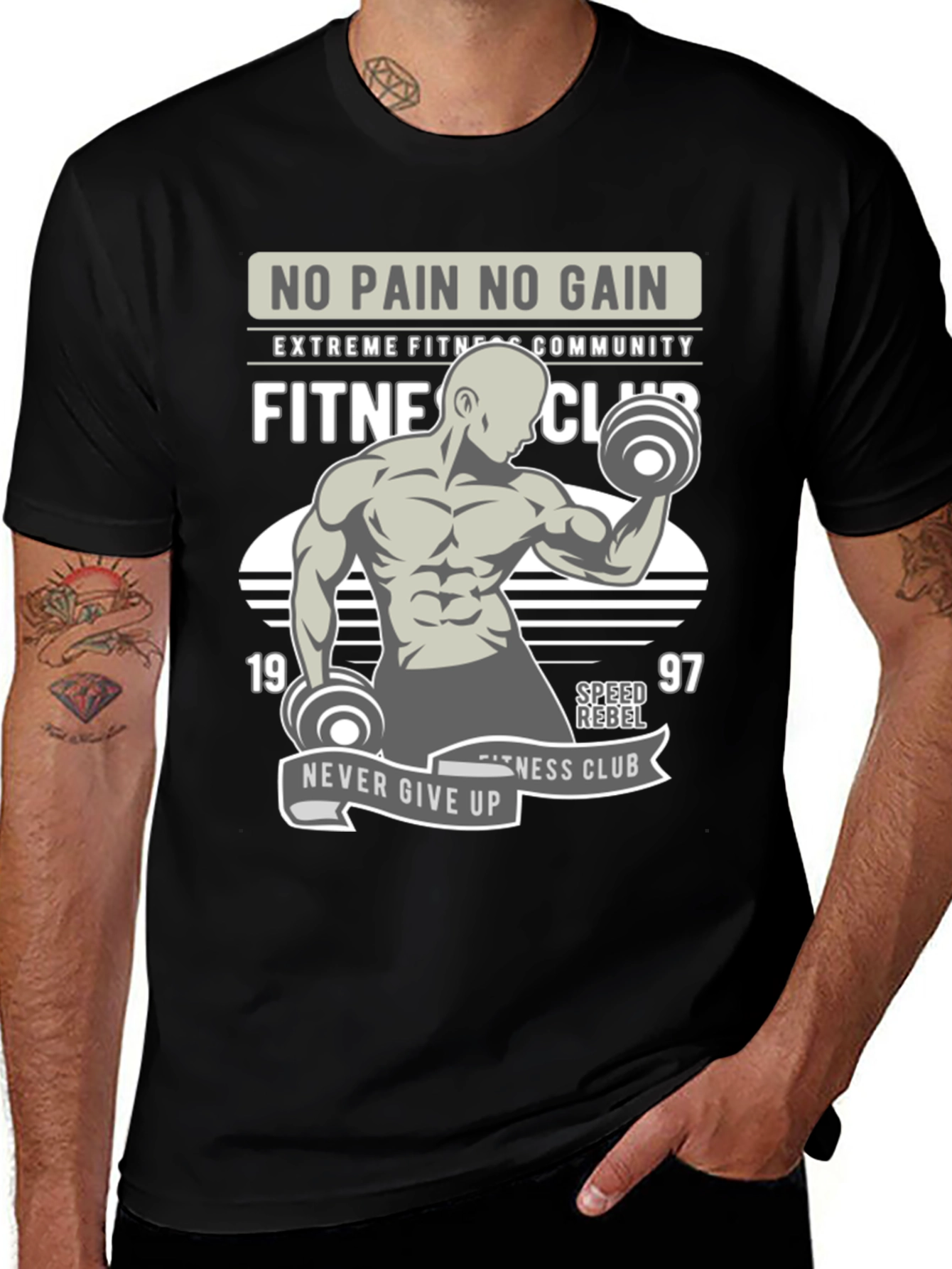 No Pain No Gain Fitness T-Shirt