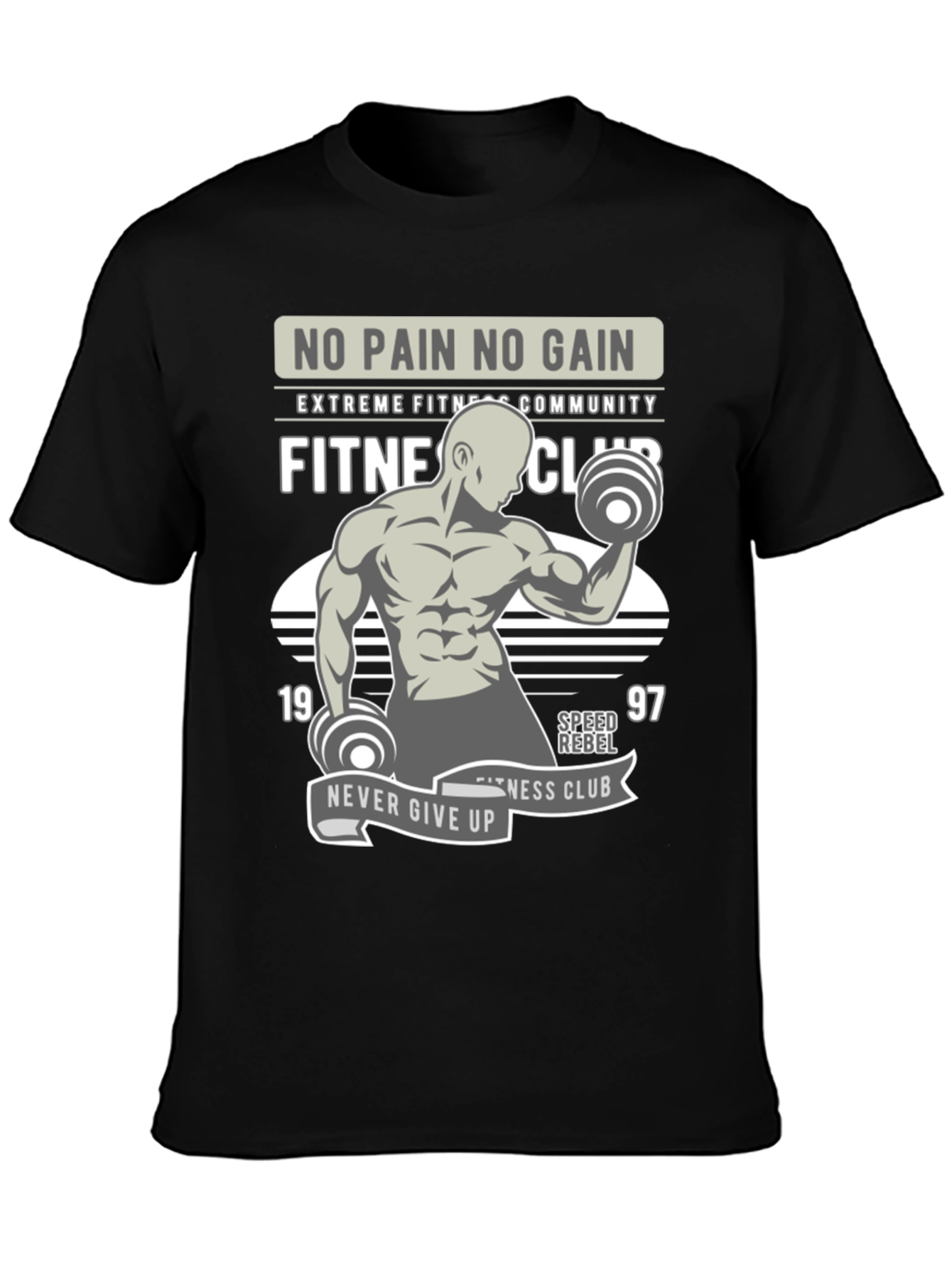 No Pain No Gain Fitness T-Shirt