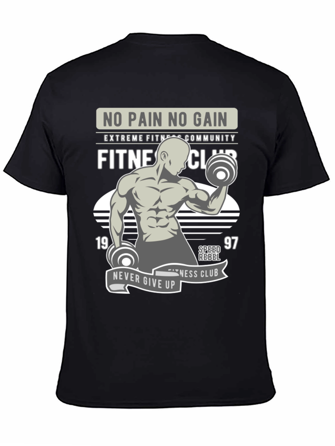No Pain No Gain Fitness T-Shirt