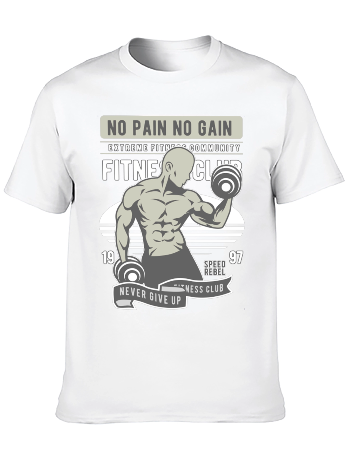 No Pain No Gain Fitness T-Shirt