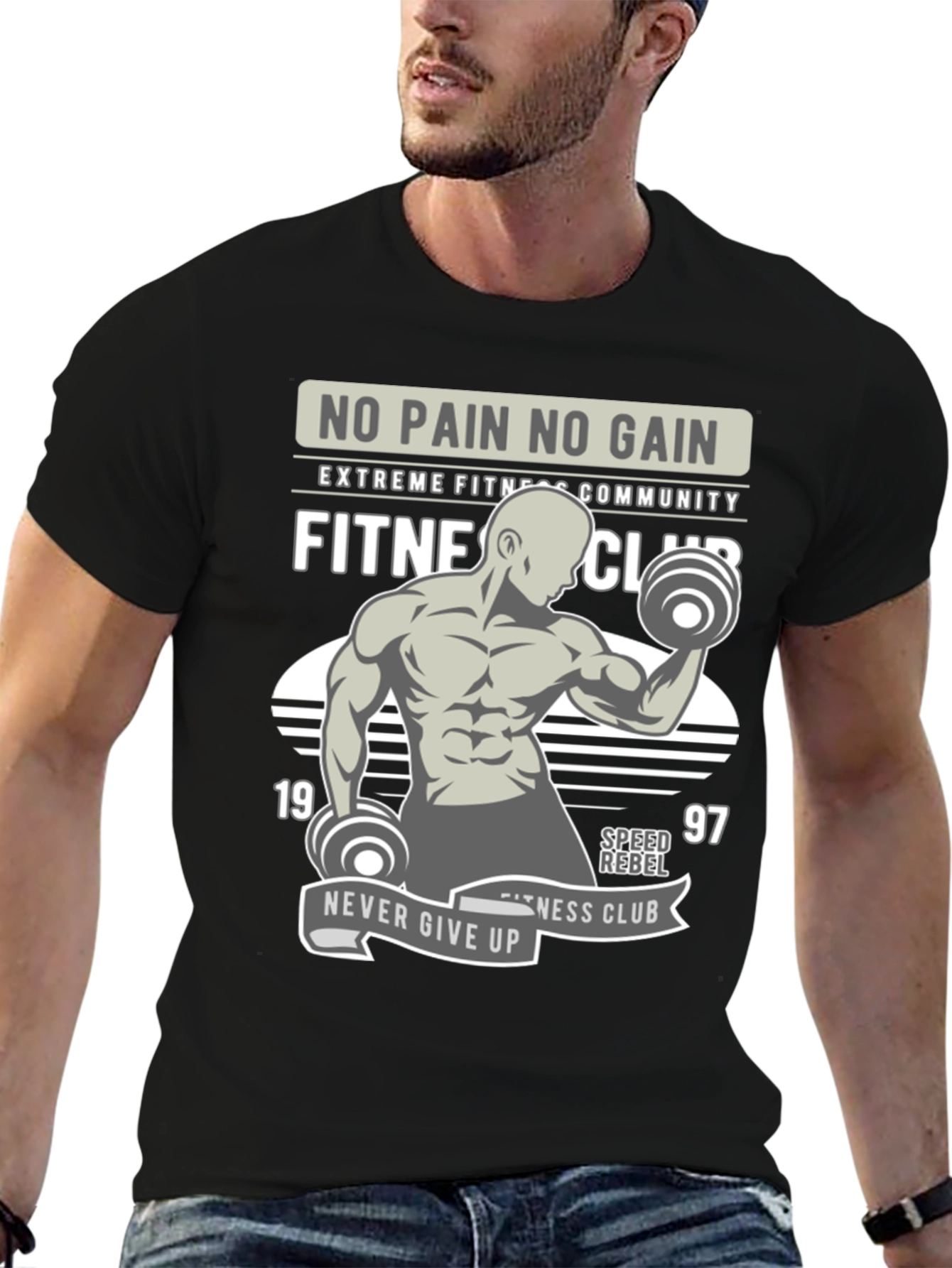 No Pain No Gain Fitness T-Shirt