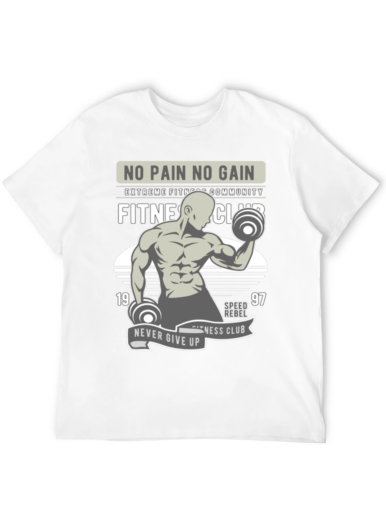 No Pain No Gain Fitness T-Shirt