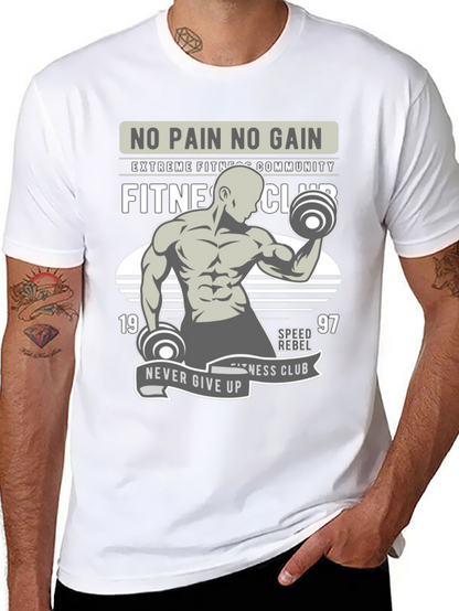 No Pain No Gain Fitness T-Shirt