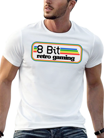 8 Bit Retro Gaming T-Shirt - Classic Gamer Tee