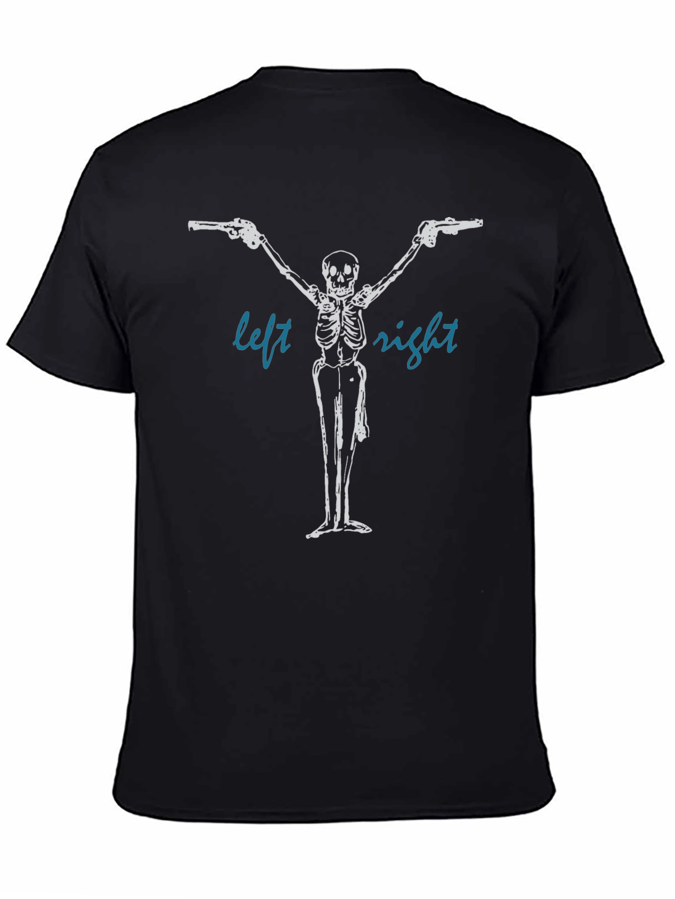 Skeleton Guns T-Shirt - Left Right