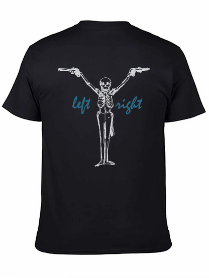 Skeleton Guns T-Shirt - Left Right
