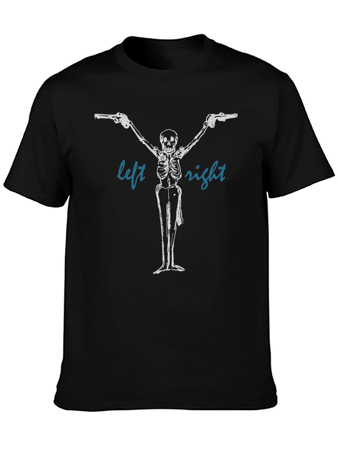 Skeleton Guns T-Shirt - Left Right