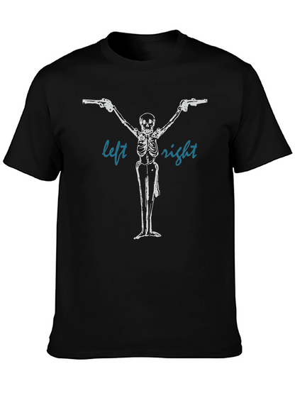 Skeleton Guns T-Shirt - Left Right